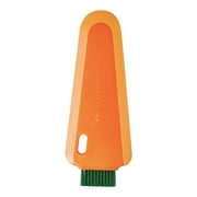 mtvxesu Carrot Shaped Silicone Scraper, Water Knife for Cleaning Bathroom Shower Mirror Glass, Kitchen Countertop Sink, Car Window Wiper, Flexible Universal Water Knife